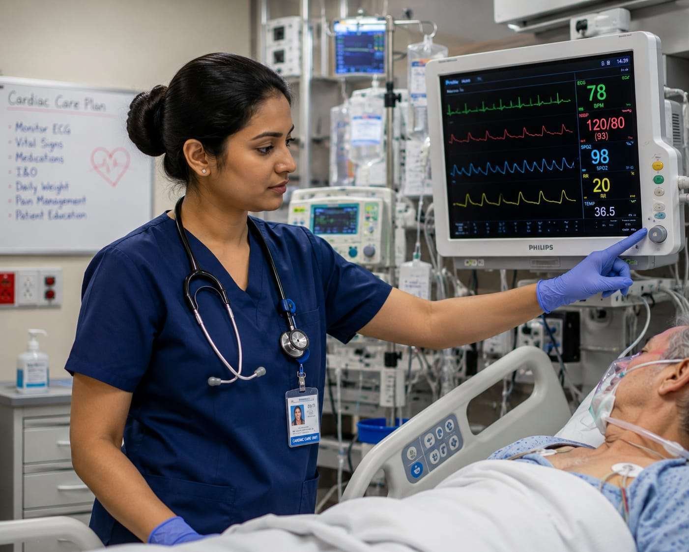 Cardiac Care Technology training session
