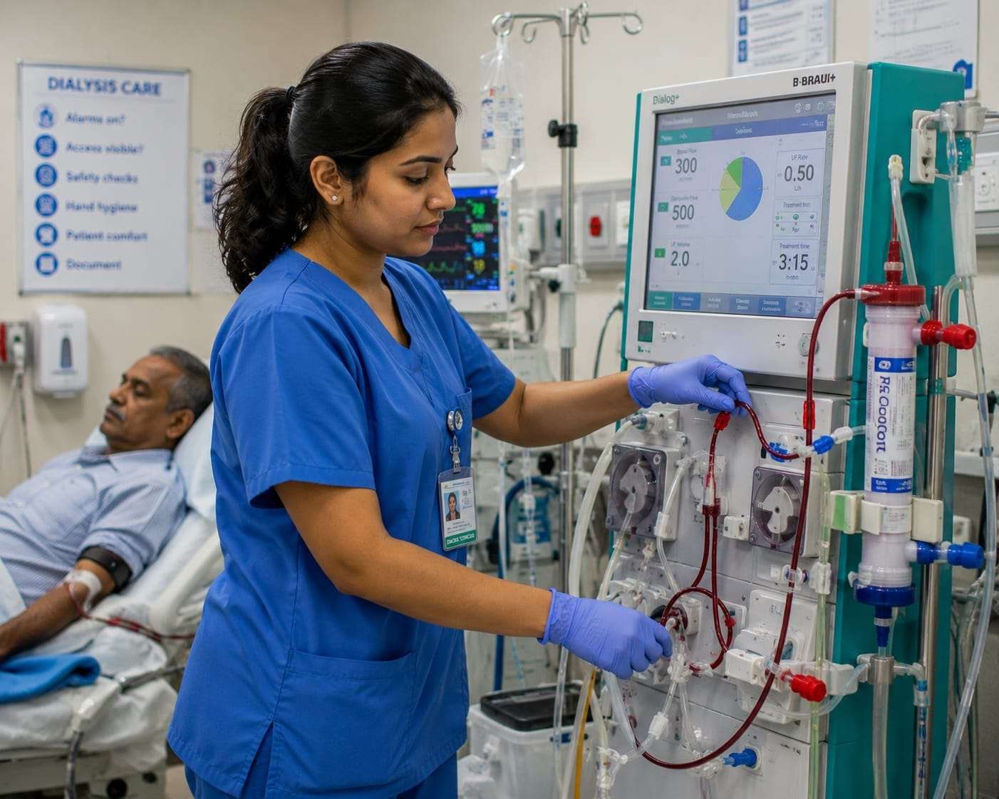 Dialysis Technology training session