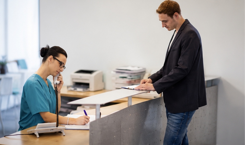 Hospital Front Desk Executive